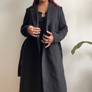 Black trench coat